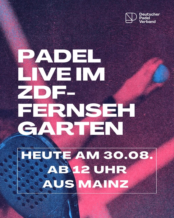 Padel live im ZDF-Fernsehgarten